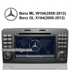 Mercedes Benz ML W164/GL X164 OEM radio DVD GPS TV IPOD CAV-164WX 